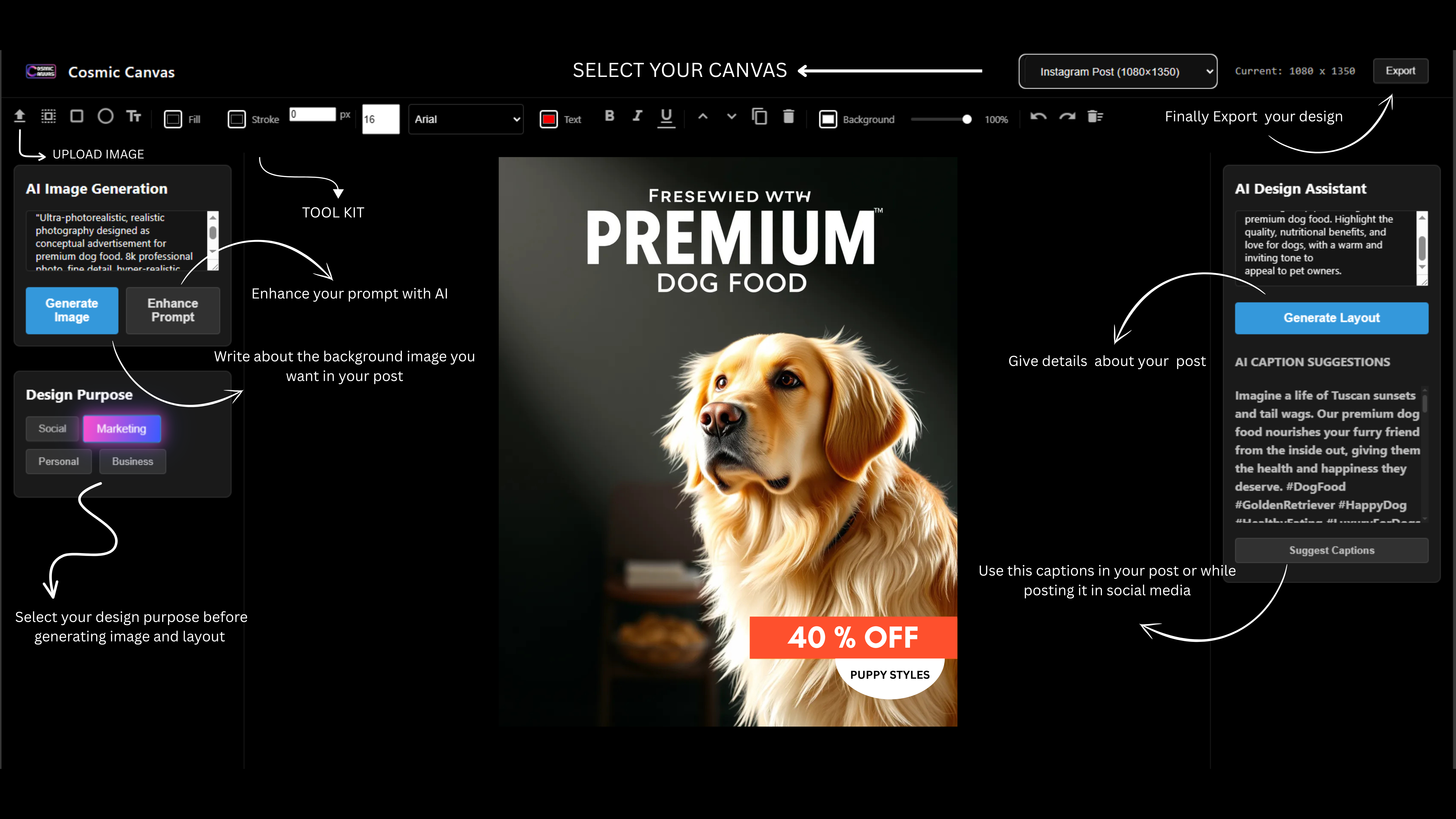 Design Tool Interface